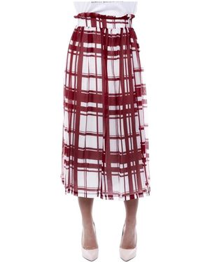 Alpha Studio Jersey Rok - Rood