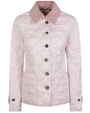 Burberry Diamond-Quilted Jacket - Roze