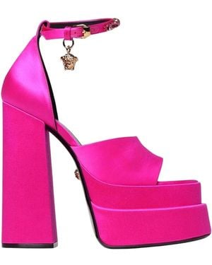 Versace High Heel Sandals - Pink