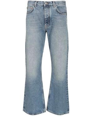 Off-White c/o Virgil Abloh Half Arrow Slim Relaxed Jeans - Blauw