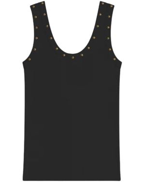A PAPER KID Sleeveless Tops - Negro
