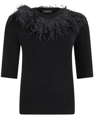 Fabiana Filippi Round-Neck Knitwear - Negro