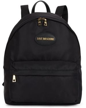 Love Moschino Backpacks - Black
