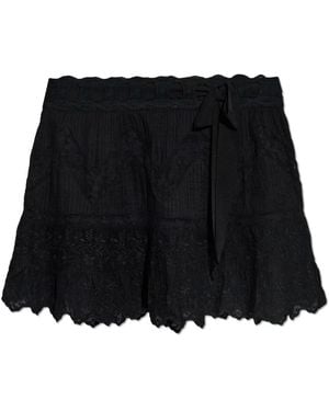 LoveShackFancy Short Skirts - Negro