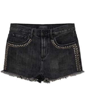 AllSaints Denim Shorts - Negro