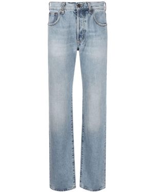 Saint Laurent Straight Jeans - Azul