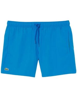 Lacoste Boxer Zwembroek Met Klein Logo - Blauw