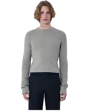 Rier Textured Knit Sweater - Grau