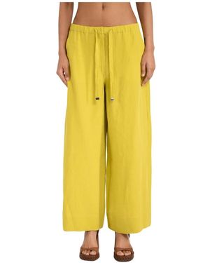 Max Mara Wide Trousers - Amarillo