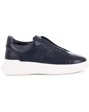 Hogan Schoenen ,Blauw ,Leer H580 Slip-On