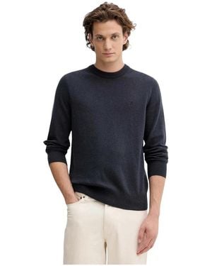 Marc O' Polo Trui Van Wolmix - Blauw