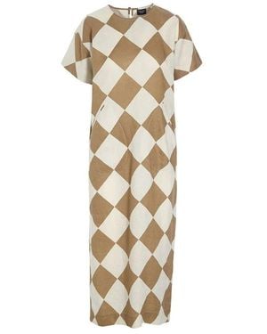 Bitte Kai Rand Harukaze Kleid Soft Harlequin Print - Mettallic