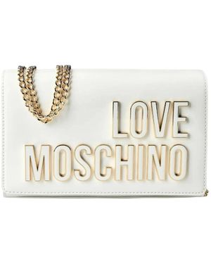 Love Moschino Tassen ,Wit ,Ke1 Crossbody Bag - Metallic