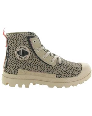 Palladium Lace-Up Boots - Gris