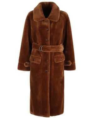 Urbancode Omkeerbare Faux Fur Jas Room - Bruin
