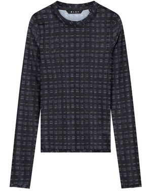 OLAF HUSSEIN Long Sleeve Tops - Blu