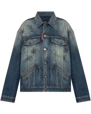 DSquared² Jassen ,Blauw ,Denim Denim Jacket