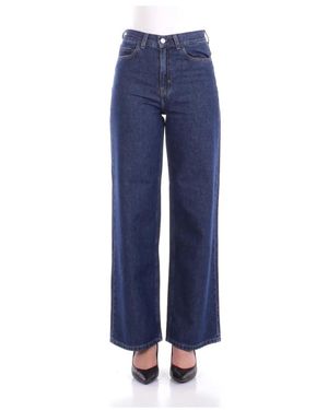 Carhartt Logo Jeans Mit Taschen Und Regular Fit - Blau