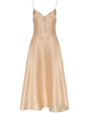 Alberta Ferretti Party Dresses - Natural