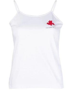 DSquared² Sleeveless Tops - White