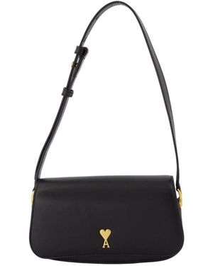 Ami Paris Shoulder Bags - Negro