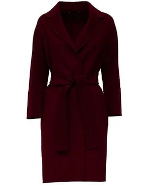 Max Mara Belted Coats - Rouge
