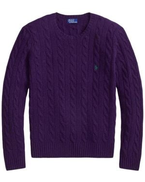Ralph Lauren Round-Neck Knitwear - Purple
