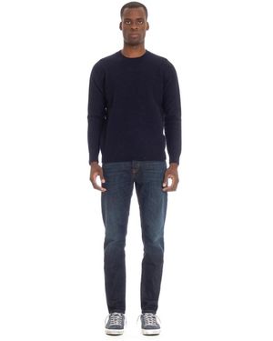 Drumohr Round-Neck Knitwear - Blue