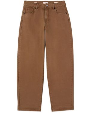 Oltre Broeken ,Bruin ,Katoen Barrel Balloon Broek