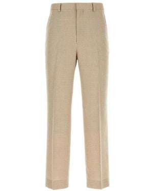 AURALEE Broeken ,Cappuccino Twill Pant - Naturel