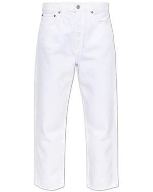 Agolde Jeans ,Wit ,Katoen 90's Crop Jeans