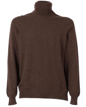 Fedeli Rollkragenpullover - Braun