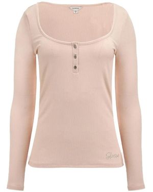 Guess Round-Neck Knitwear - Rosa