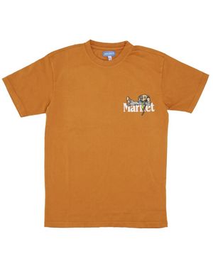 Market Tops ,Oranje ,Katoen Better Call Bear Tee - Bruin