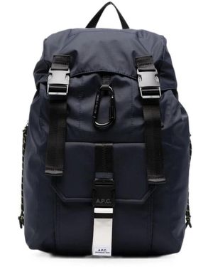 A.P.C. Trek Shoulder Bag - Blauw