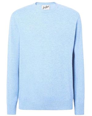 MC2 Saint Barth Maglia A Girocollo Basic - Blau