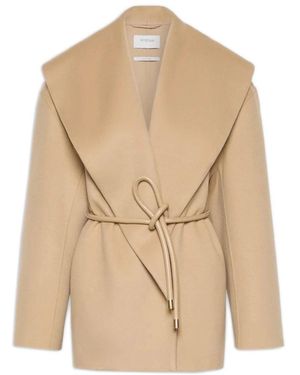 Sportmax Spxuguale Jas - Naturel