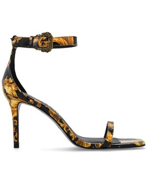 Versace Jeans Couture High Heel Sandals - Metálico