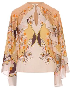 La DoubleJ Magic Ruffled Top - Naturel