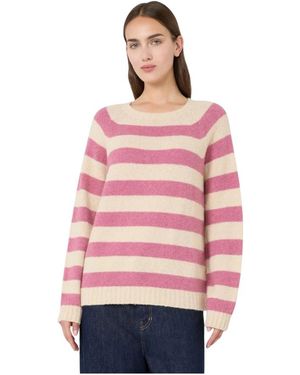 Weekend by Maxmara Round-Neck Knitwear - Rosa