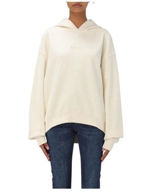 DISCLAIMER Gelb Creme Hoodie - Natur