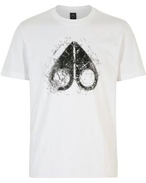 Moose Knuckles T-Shirts - White
