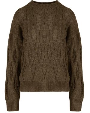 Bomboogie Round-Neck Knitwear - Verde