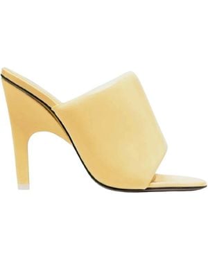 The Attico Heeled Mules - Metallic