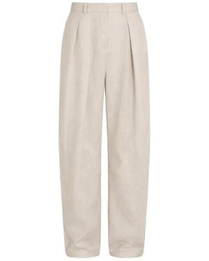 Semicouture Wide Trousers - Blanc