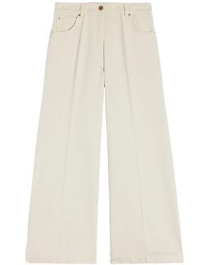 Aspesi Wide Trousers - White