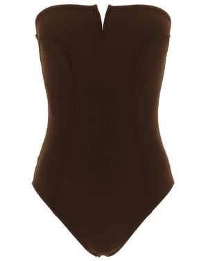Eres Badmode ,Bruin ,Apparence Bustier One-Piece