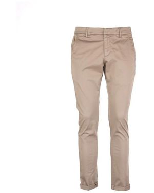 Dondup Slim-Fit Trousers - Natural