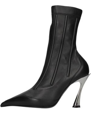 Mugler Heeled Boots - Negro