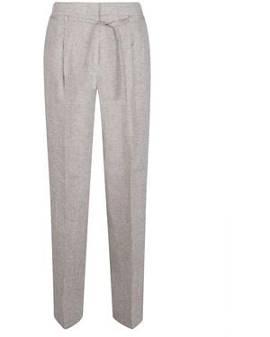 Peserico Slim-Fit Trousers - Gris
